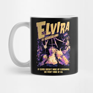 Elvira In Horrorland Classic Mug